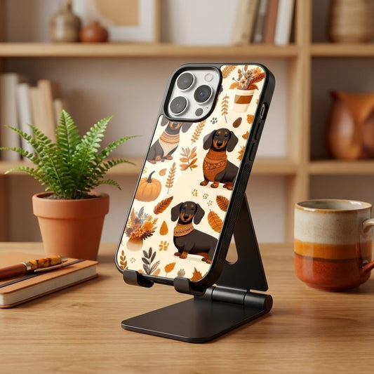 Daschun Dog Protective Case Compatible with iPhone, Samsung & Google Pixel YW0132