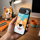 Cute Corgi Dog Protective Case Compatible with iPhone, Samsung & Google Pixel YW0133