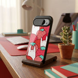 Rabbit On Strawberry Protective Case Compatible with iPhone, Samsung & Google Pixel YW0138