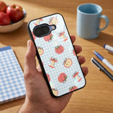 Apple Art Pattern Protective Case Compatible with iPhone, Samsung & Google Pixel YW0139