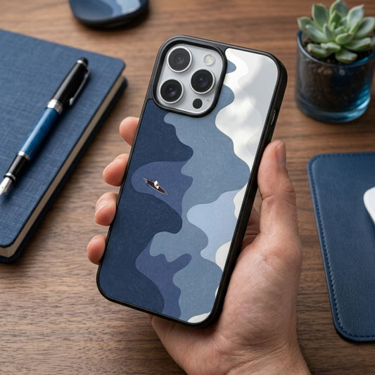 Blue Sea Protective Case Compatible with iPhone, Samsung & Google Pixel YW0141