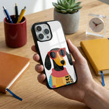 Funny Dog Protective Case Compatible with iPhone, Samsung & Google Pixel YW0143