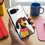 Funny Dog Protective Case Compatible with iPhone, Samsung & Google Pixel YW0143