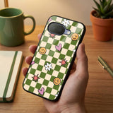 Retro Vibes Green Protective Case Compatible with iPhone, Samsung & Google Pixel YW0147