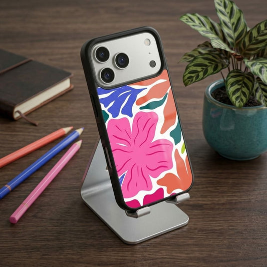 Floral Pattern Protective Case Compatible with iPhone, Samsung & Google Pixel YW0148