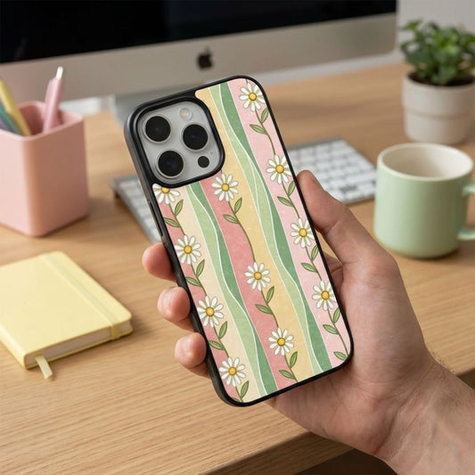 Simply Flowerish Protective Case Compatible with iPhone, Samsung & Google Pixel YW0151