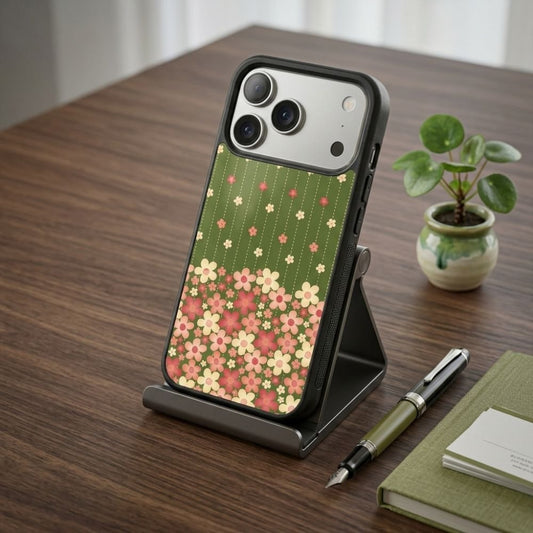 Flowerish Art Protective Case Compatible with iPhone, Samsung & Google Pixel YW0154