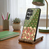 Flowerish Art Protective Case Compatible with iPhone, Samsung & Google Pixel YW0154