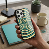 Spiral Art Protective Case Compatible with iPhone, Samsung & Google Pixel YW0156