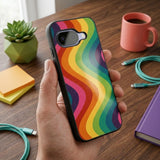 Rainbow Art Protective Case Compatible with iPhone, Samsung & Google Pixel YW0157