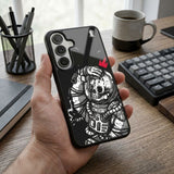 Space Skull Protective Case Compatible with iPhone, Samsung & Google Pixel YW0160