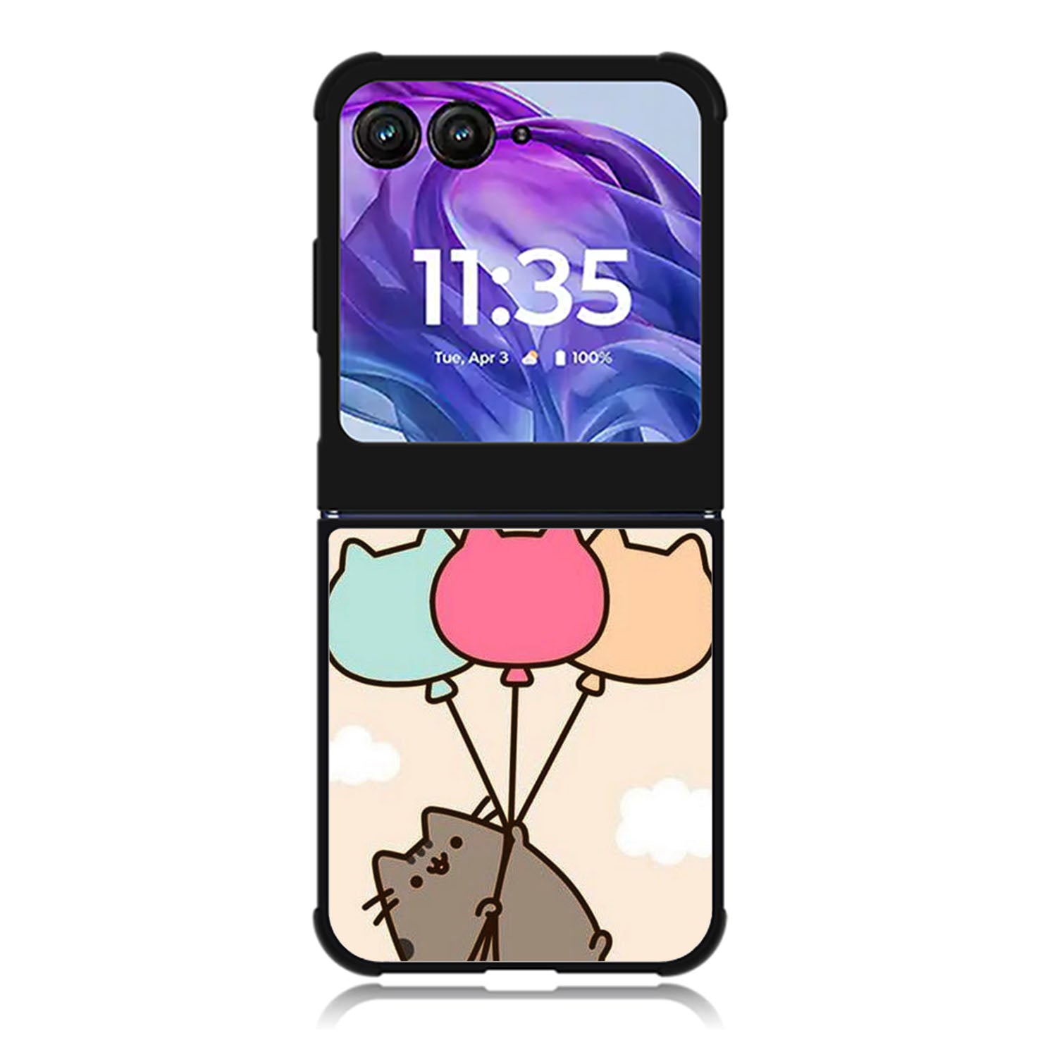 Pusheen the cat Happy Vibes Motorola Moto Razr 2024 , Moto Razr 50 Case FE0118