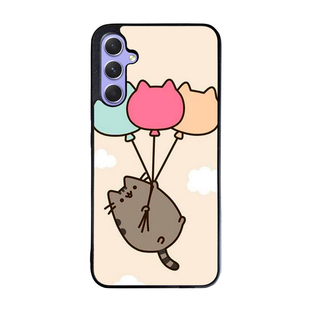Pusheen the cat Happy Vibes Case Samsung Galaxy A55 5G BC0118
