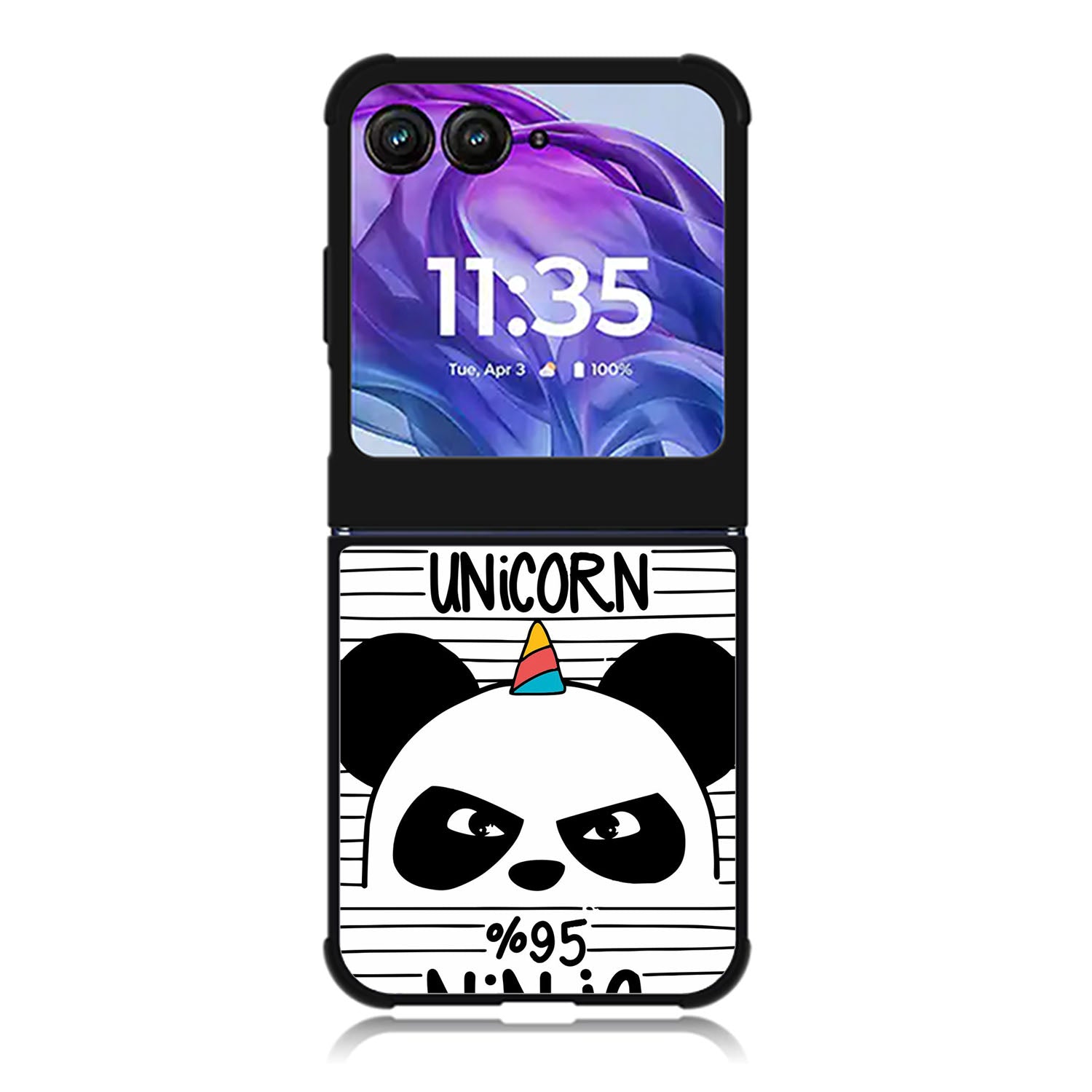 Panda Unicorn Wallpaper Motorola Moto Razr 2024 , Moto Razr 50 Case FE0114