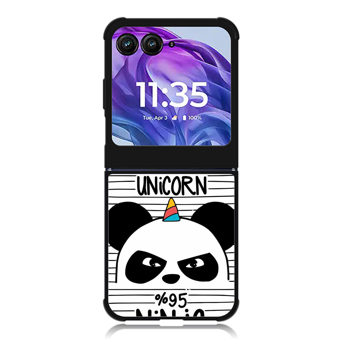 Panda Unicorn Wallpaper Motorola Moto Razr 2024 , Moto Razr 50 Case FE0114