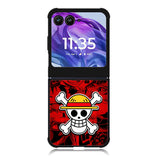 One Piece Logo Comic Motorola Moto Razr 2024 , Moto Razr 50 Case FE0102
