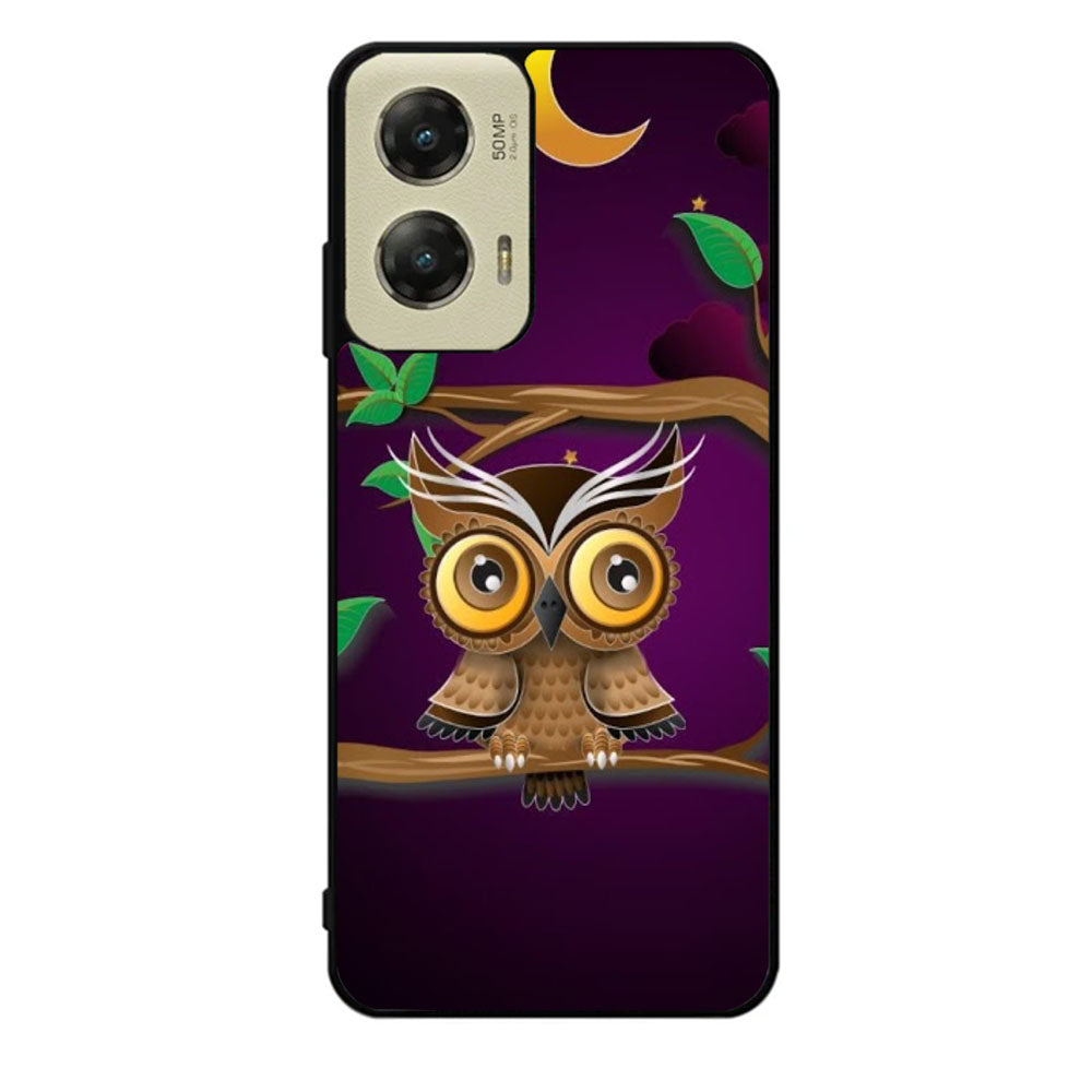 The Owl Purple Midnight Case Motorola Moto G Stylus 2024 5G BC0098