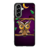 The Owl Purple Midnight Samsung Galaxy A57 Case BC0098
