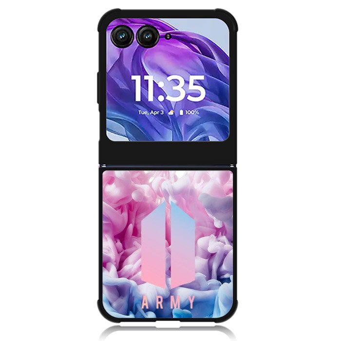 BTS Army Motorola Moto Razr 2024 , Moto Razr 50 Case