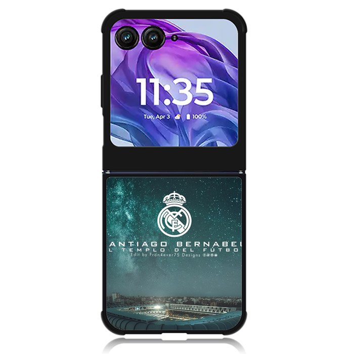 Real Madrid Satiago Bernabeu Motorola Moto Razr 2024 , Moto Razr 50 Case
