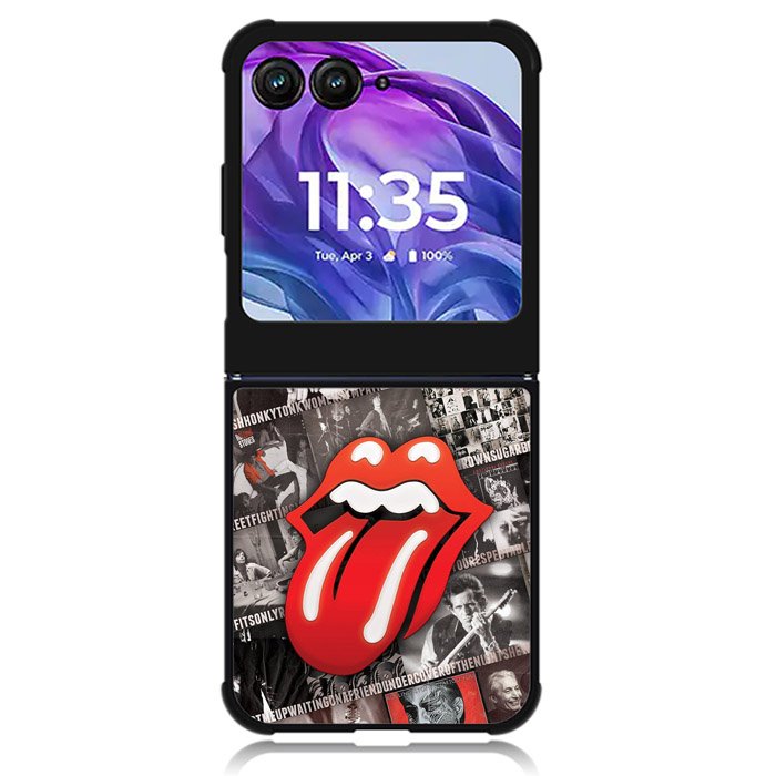 Rolling Stones Collage Motorola Moto Razr 2024 , Moto Razr 50 Case