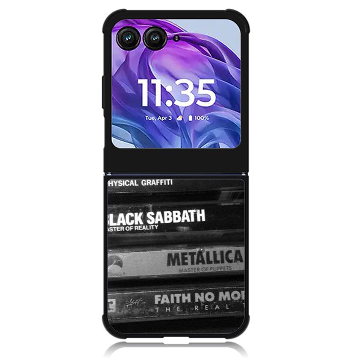 Rock N Roll Cassete Motorola Moto Razr 2024 , Moto Razr 50 Case