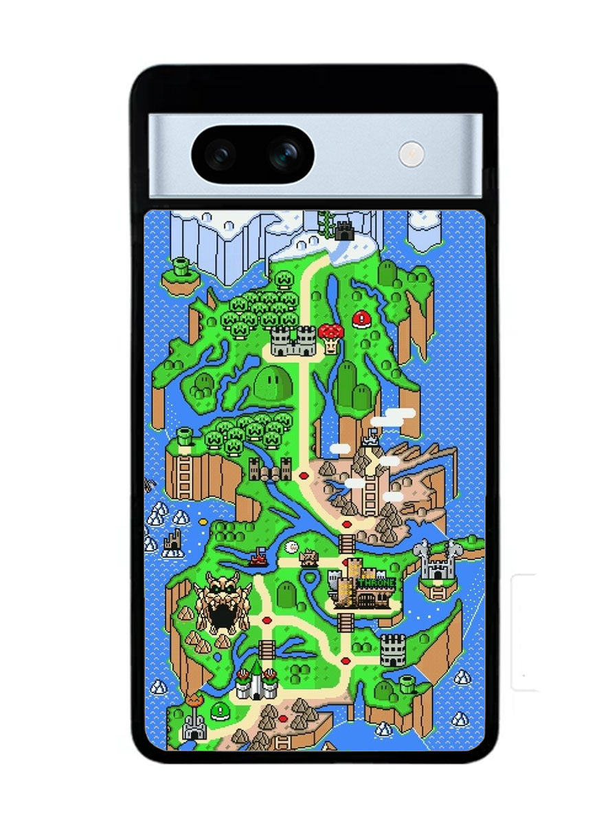 Super Mario World Map Google Pixel 7A Case