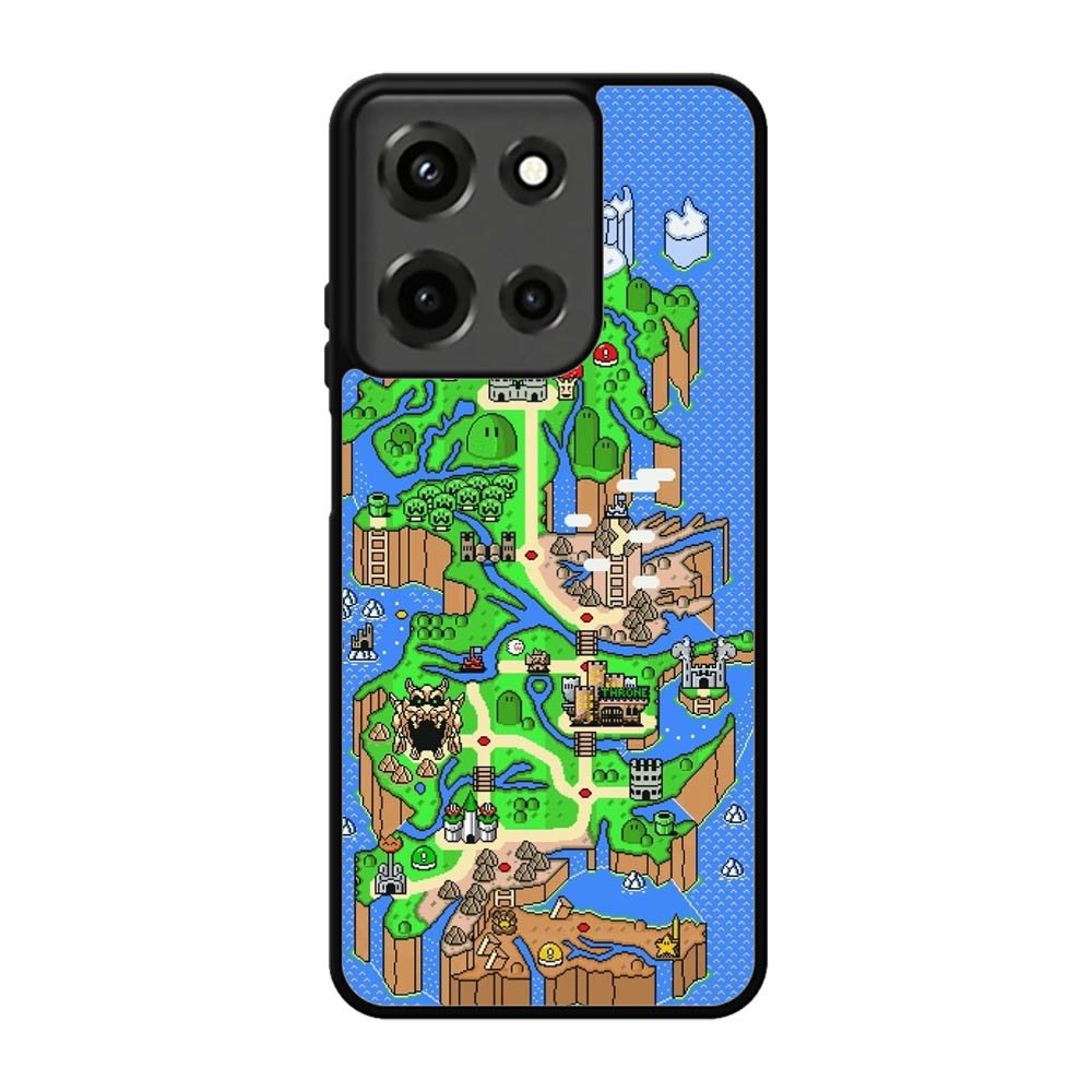 Super Mario World Map Motorola Moto G 5G 2025 Case FE0763