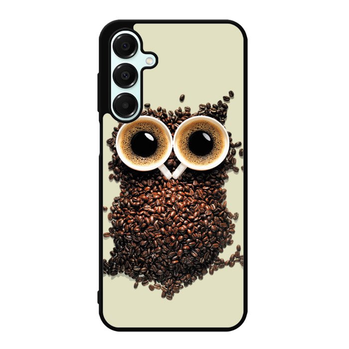 Coffee owl Samsung Galaxy A35 5G Case
