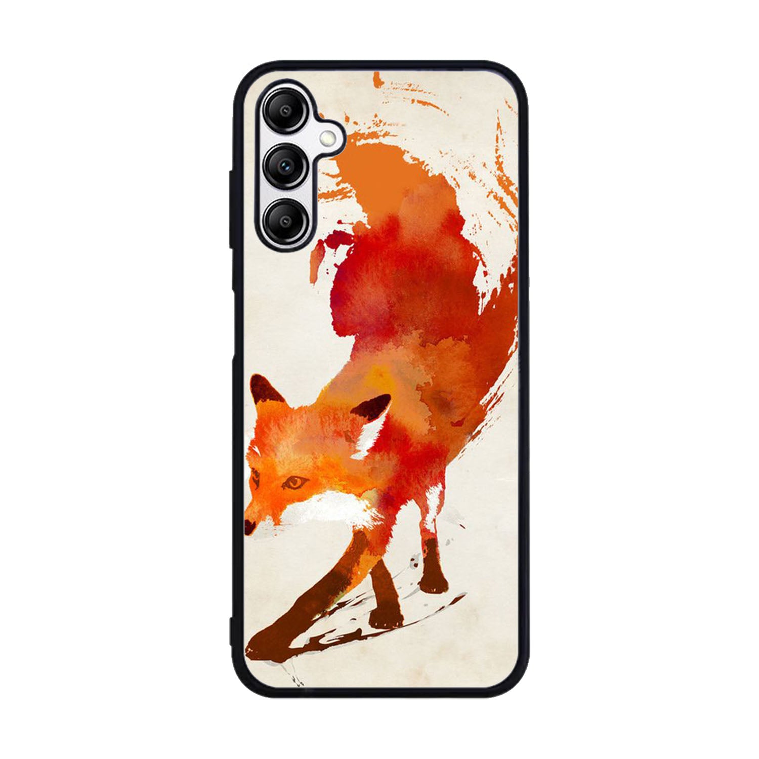 Watercolor art orange red fox animal Case Samsung Galaxy A15 BC1052
