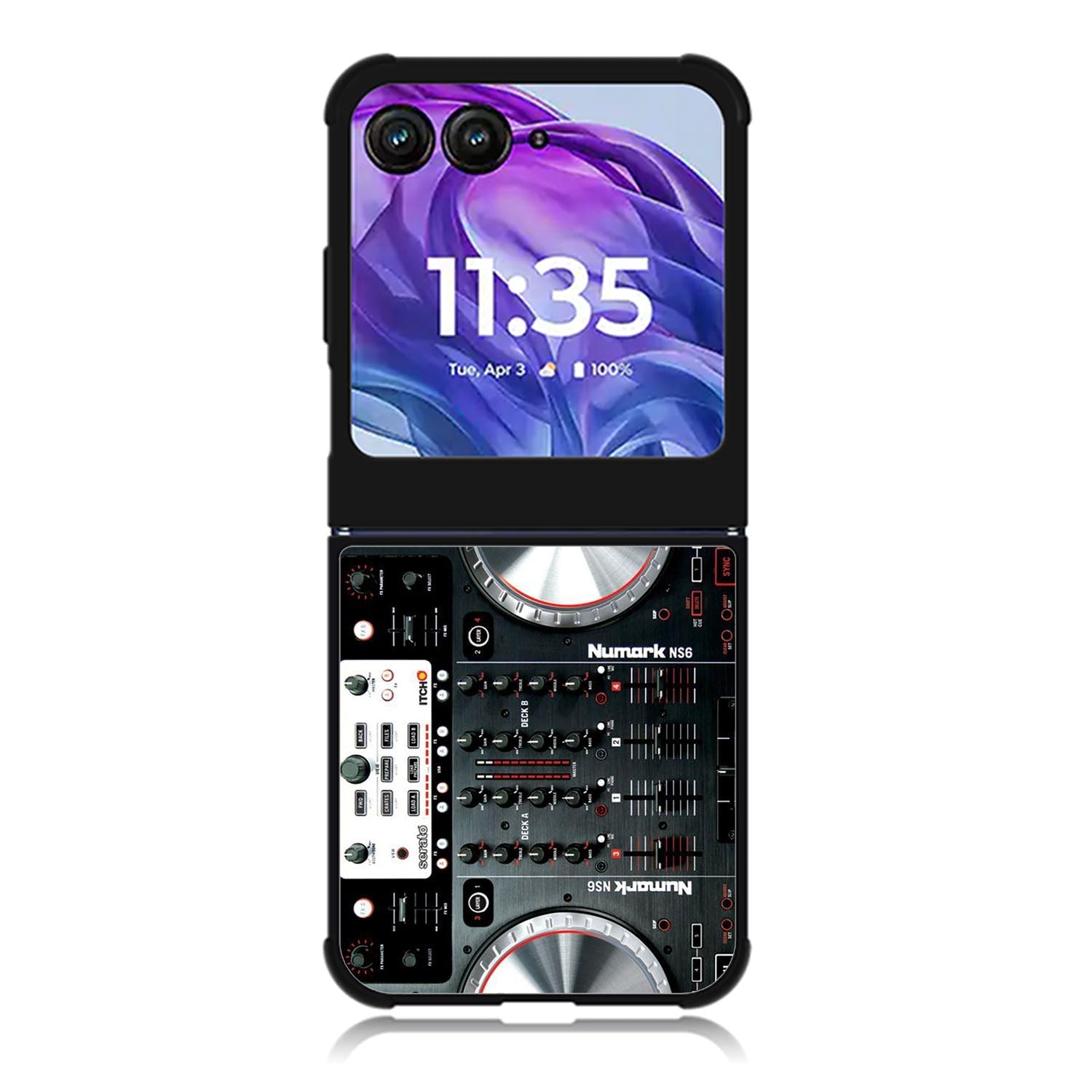 Digital mixer DJ turntable electronic music Motorola Moto Razr 2024 , Moto Razr 50 Case FE1073