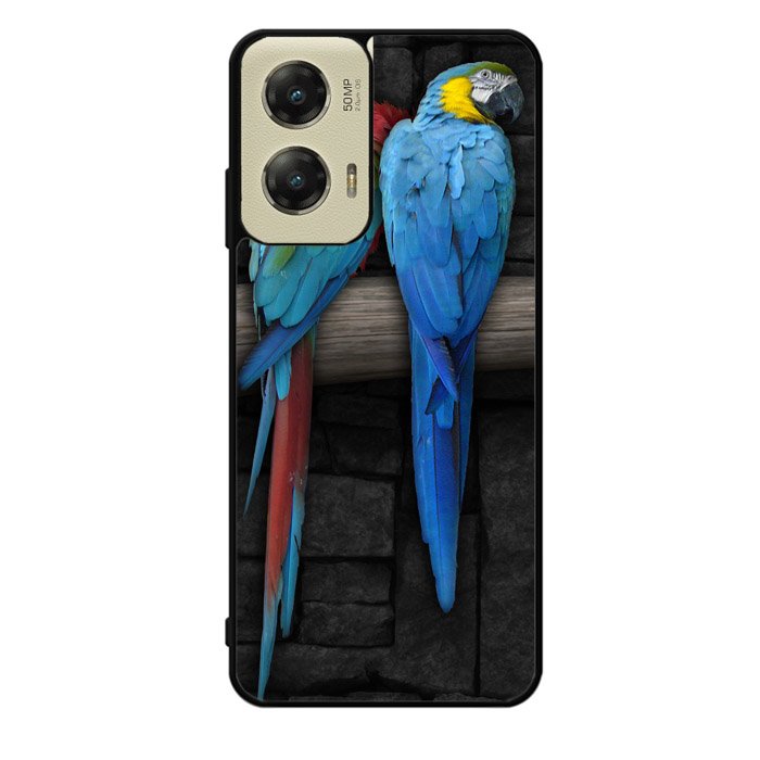 Cute Couple of Birds Parrot Pair Couple Animal Bird Motorola Moto G Stylus 5G 2024 Case