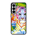 Neon Tiger And Monkey Samsung Galaxy S26 Case