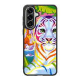 Neon Tiger And Monkey Samsung Galaxy A57 Case