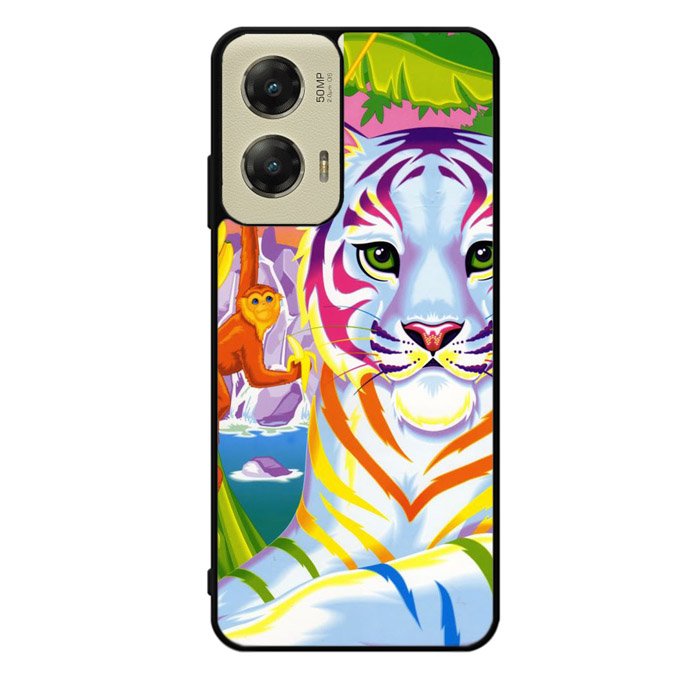 Neon Tiger And Monkey Motorola Moto G Stylus 5G 2024 Case