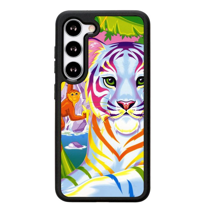 Neon Tiger And Monkey Samsung Galaxy S25 5G Case