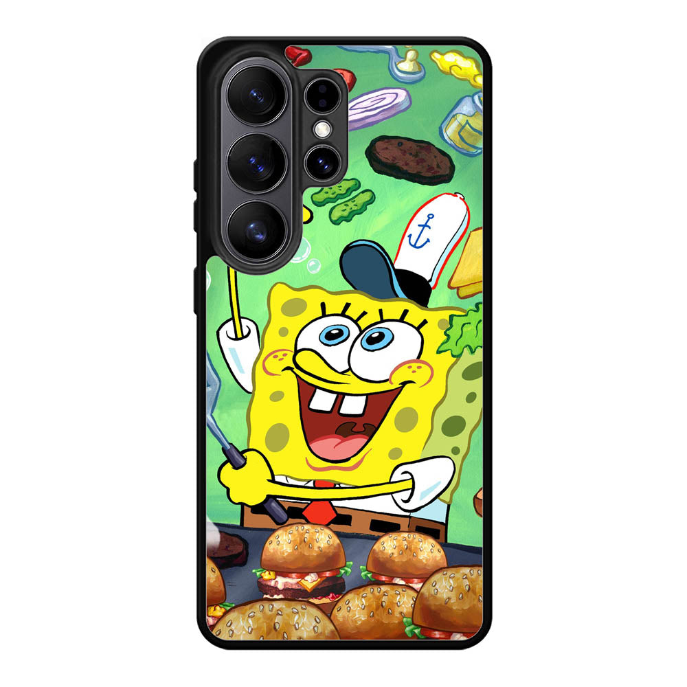 Spongebob Squarepants krabby patty Samsung Galaxy S26 Ultra Case BC1080