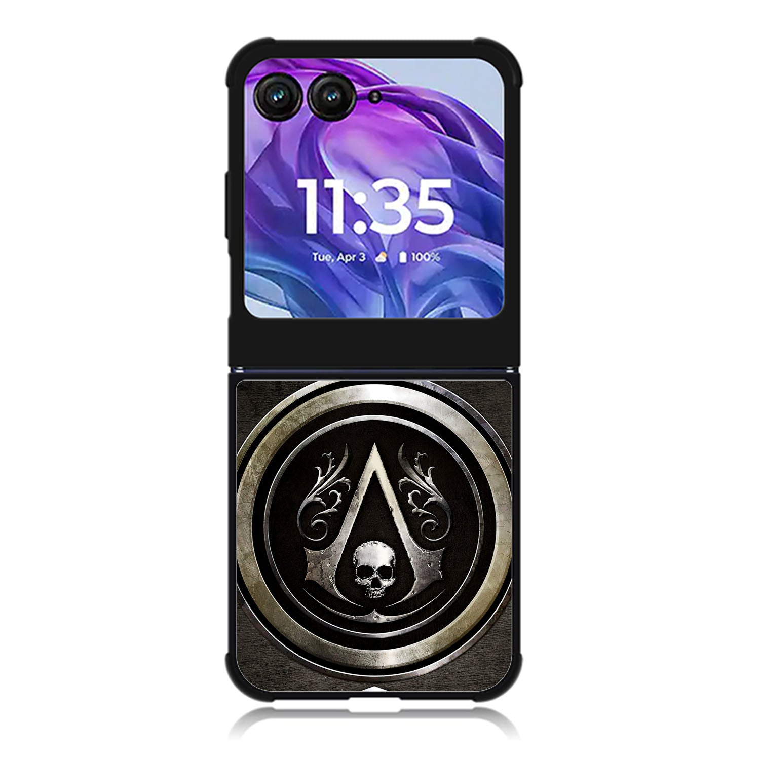 Assassins Creed Black Flag Logo Motorola Moto Razr 2024 , Moto Razr 50 Case FE1084