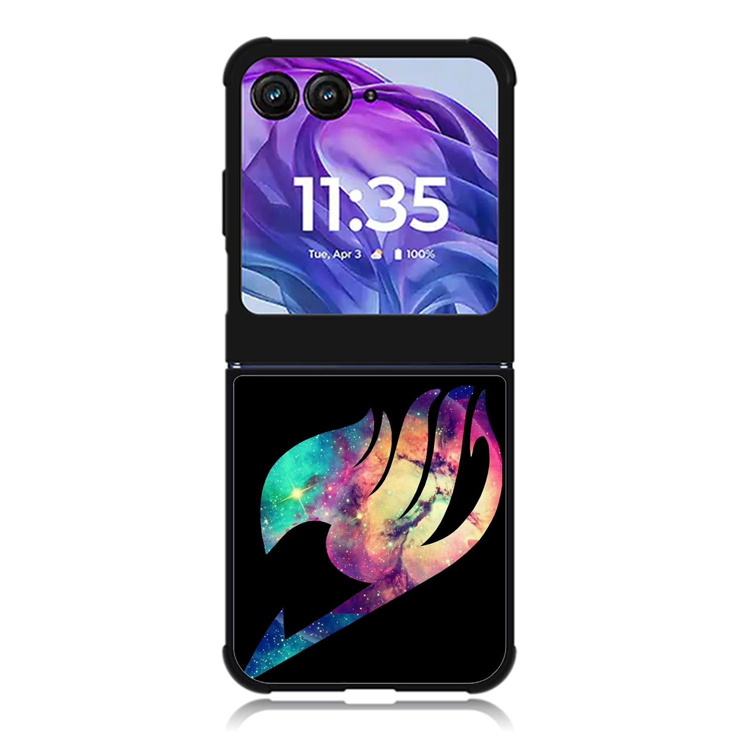 Fairy Tail Logo Galaxy Space Motorola Moto Razr 2024 , Moto Razr 50 Case FE1095
