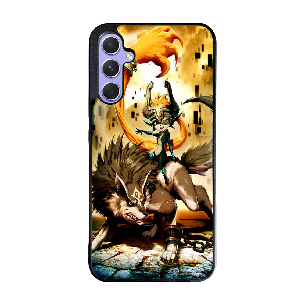 Zelda and wolf twilight princess Case Samsung Galaxy A55 5G BC1111
