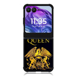 queen logo gold Motorola Moto Razr 2024 , Moto Razr 50 Case FE1112