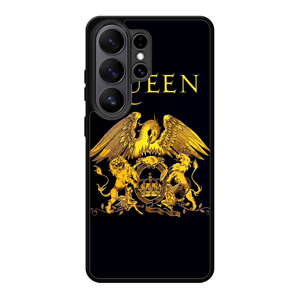 queen logo gold Samsung Galaxy S26 Ultra Case BC1112