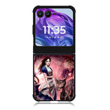 Alice in Wonderland evil Motorola Moto Razr 2024 , Moto Razr 50 Case FE1113