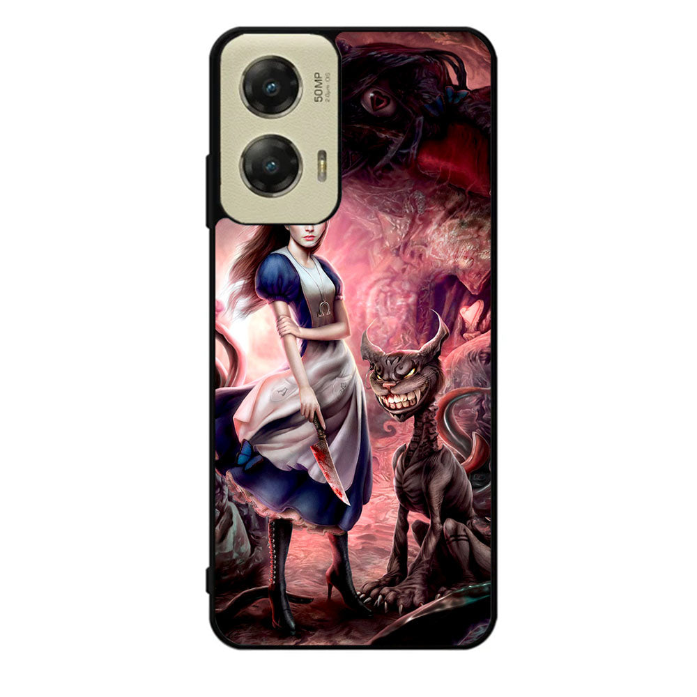 Alice in Wonderland evil Case Motorola Moto G Stylus 2024 5G BC1113