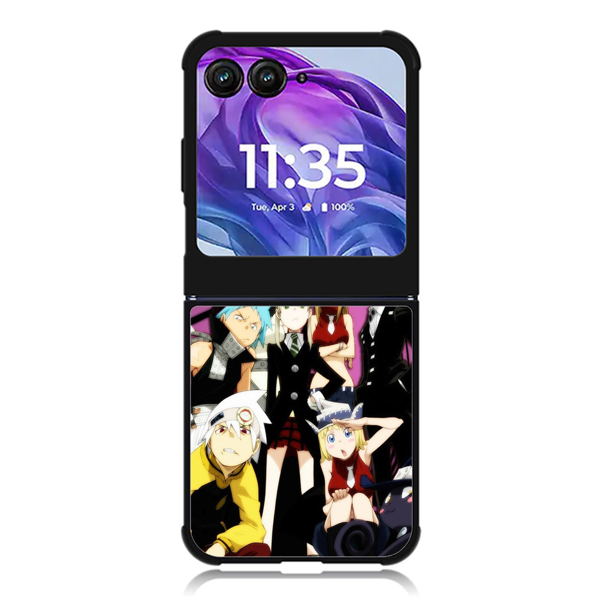 Soul Eater Cover Anime Motorola Moto Razr 2024 , Moto Razr 50 Case FE1116
