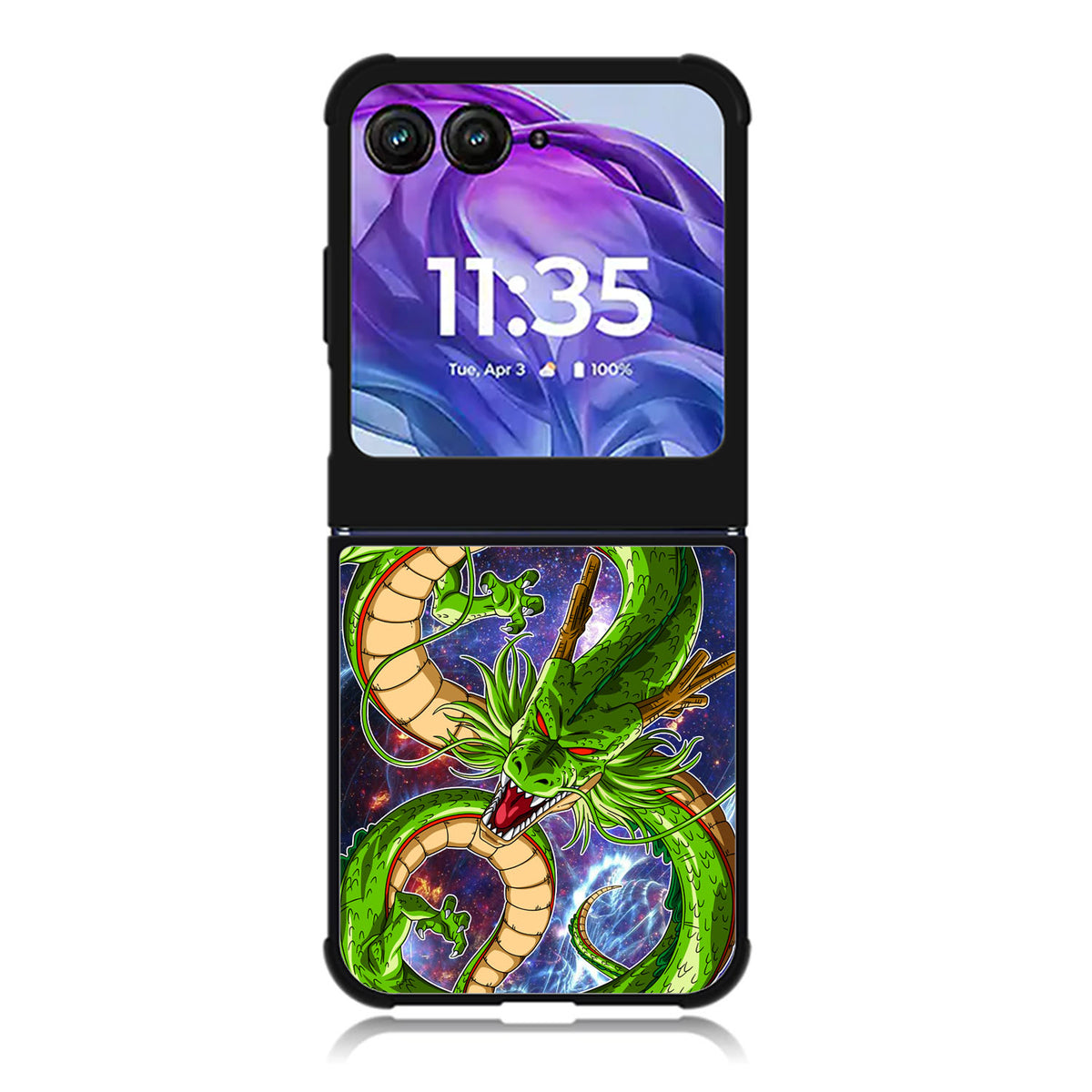 Dragon Ball Z Shenron Dragon God Anime Manga Motorola Moto Razr Plus 2025/2024 Case, Moto Razr 50 Ultra 5G BC1124