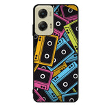 Multicolor Cassette Tape Z0579 Motorola Moto G Stylus 5G 2024 Case