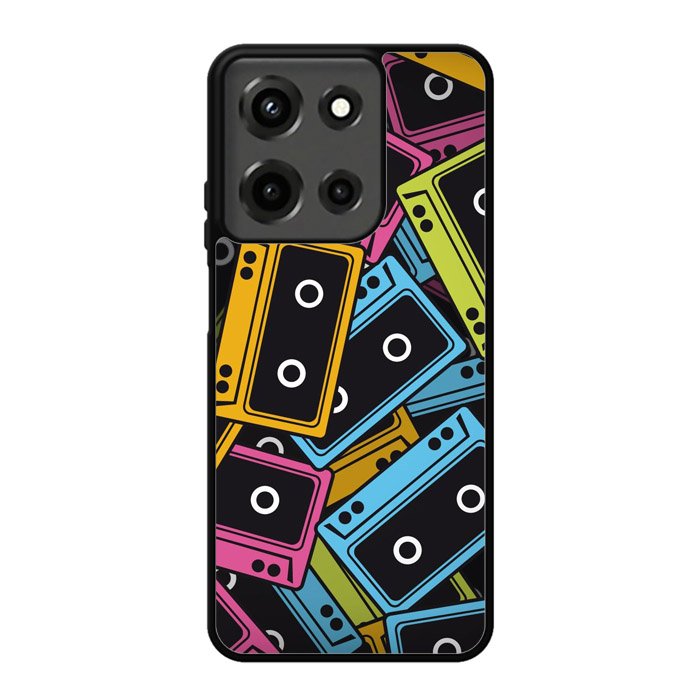 Multicolor Cassette Tape Z0579 Motorola Moto G 5G 2025 Case