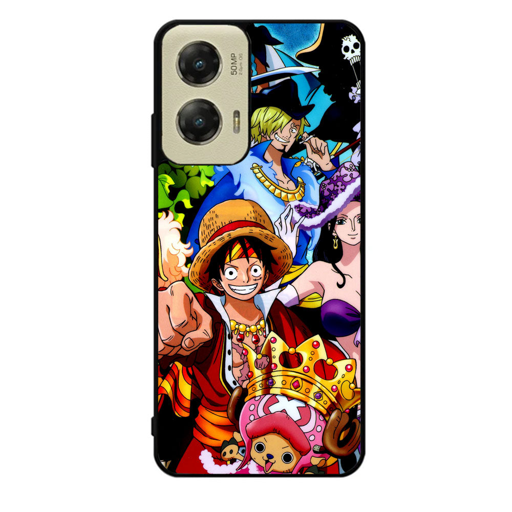 Team One Piece Pirates Anime Manga Case Motorola Moto G Stylus 2024 5G BC1133
