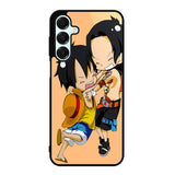 luffy and brother chibi Z0951 Samsung Galaxy A15 5G Case